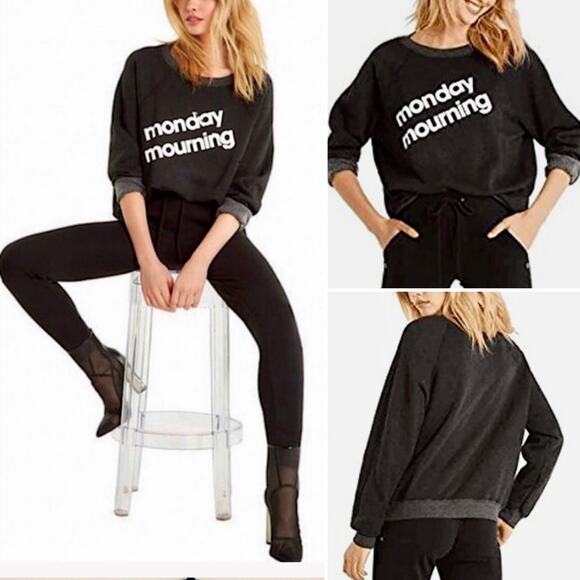 Wildfox Monday Mourning Sommers Sweatshirt - Picture 3 of 6